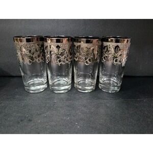 Dorothy Thorpe Ombré Glasses, Set of 4, Vintage‎ Glassware, Mid Century Modern